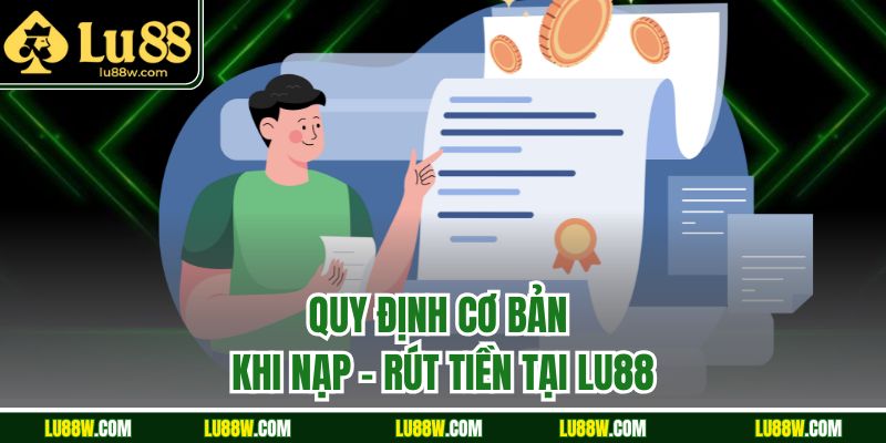 Quy định cơ bản khi nạp - rút tiền tại LU88